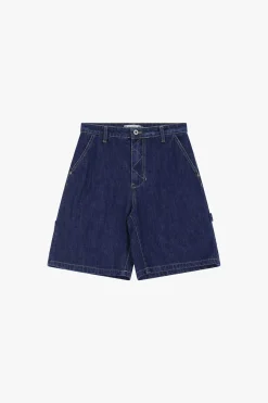 Bermuda denim con cuciture dettaglio