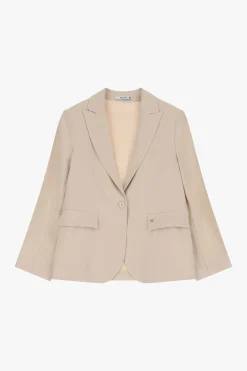 Blazer con bottone singolo e tasche