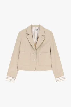 Blazer con bottoni e tasche