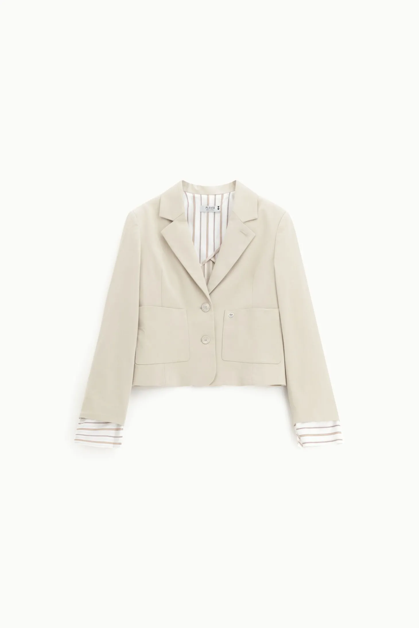 Blazer con bottoni e tasche