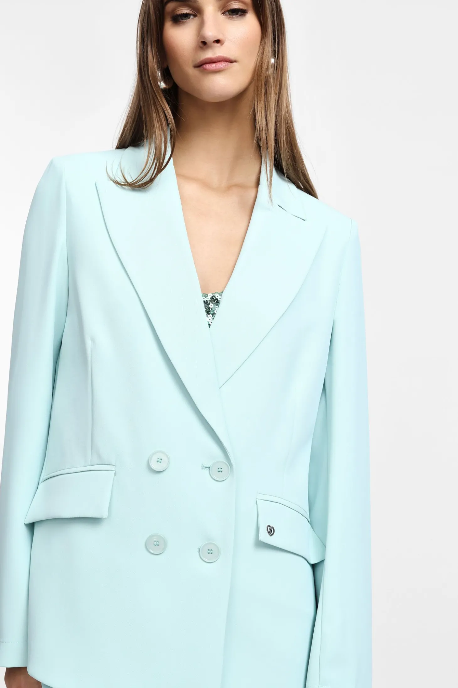 Blazer con doppia abbottonatura