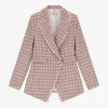 Blazer doppio petto effetto tweed