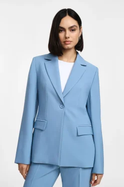 Blazer monopetto con tasche classiche