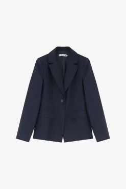 Blazer monopetto con tasche classiche