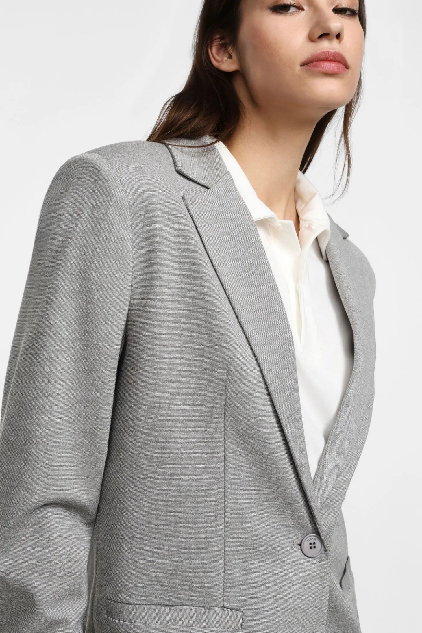 Blazer monopetto in felpa