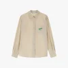 Camicia a maniche lunghe con logo