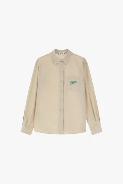 Camicia a maniche lunghe con logo