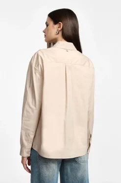 Camicia a maniche lunghe con logo