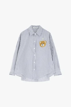Camicia a righe con bottoni