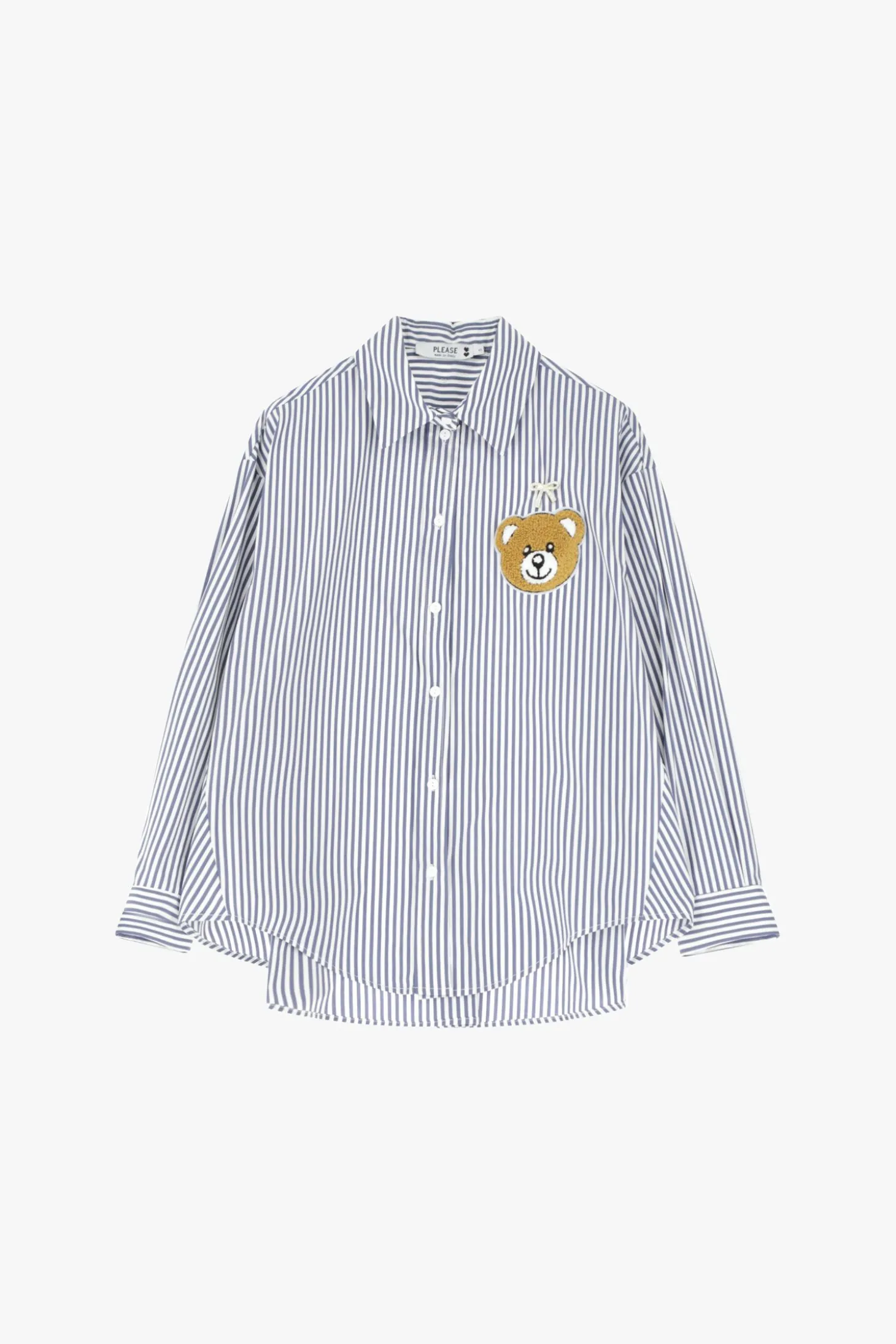 Camicia a righe con bottoni