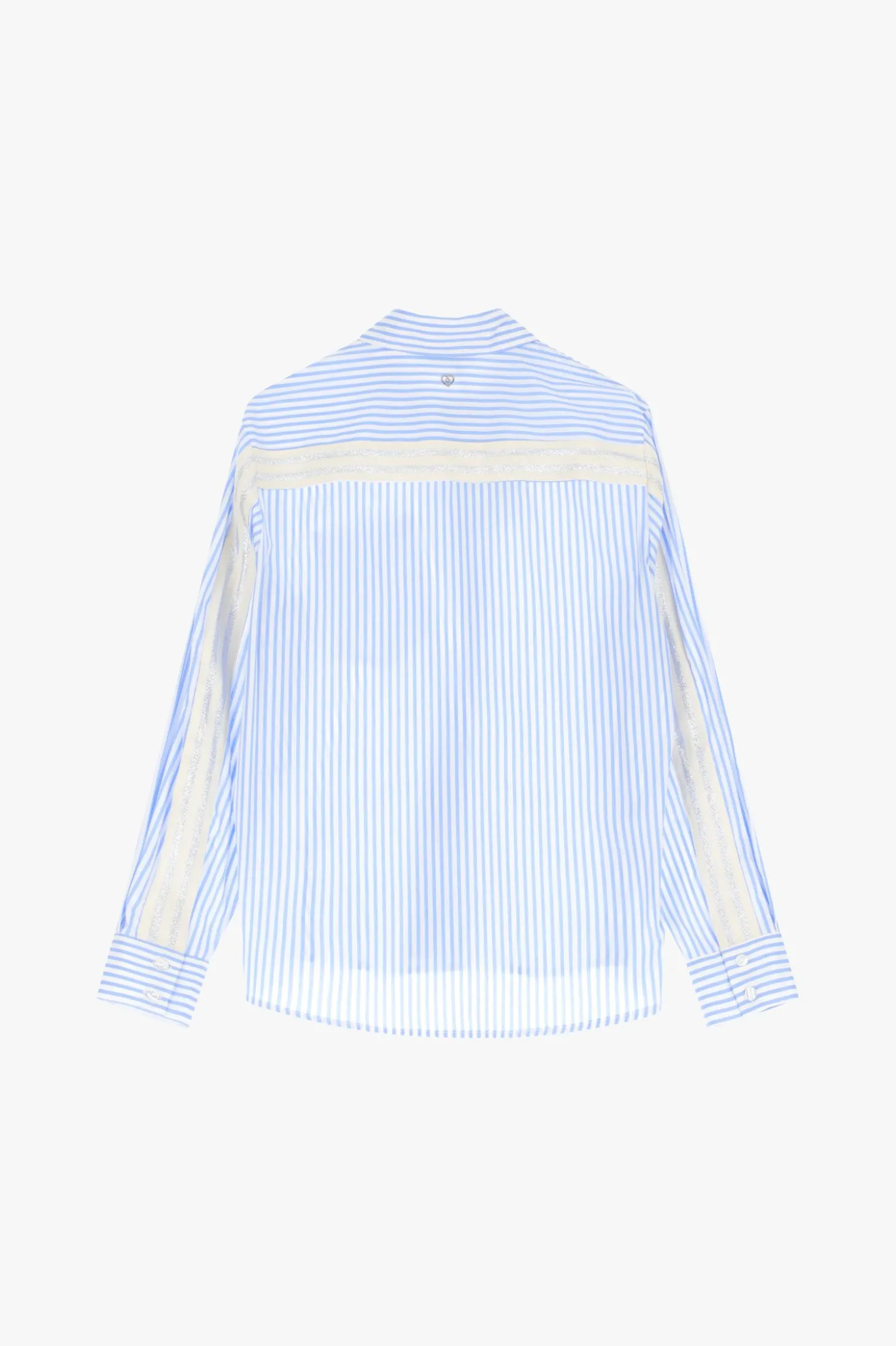 Camicia a righe con colletto classico