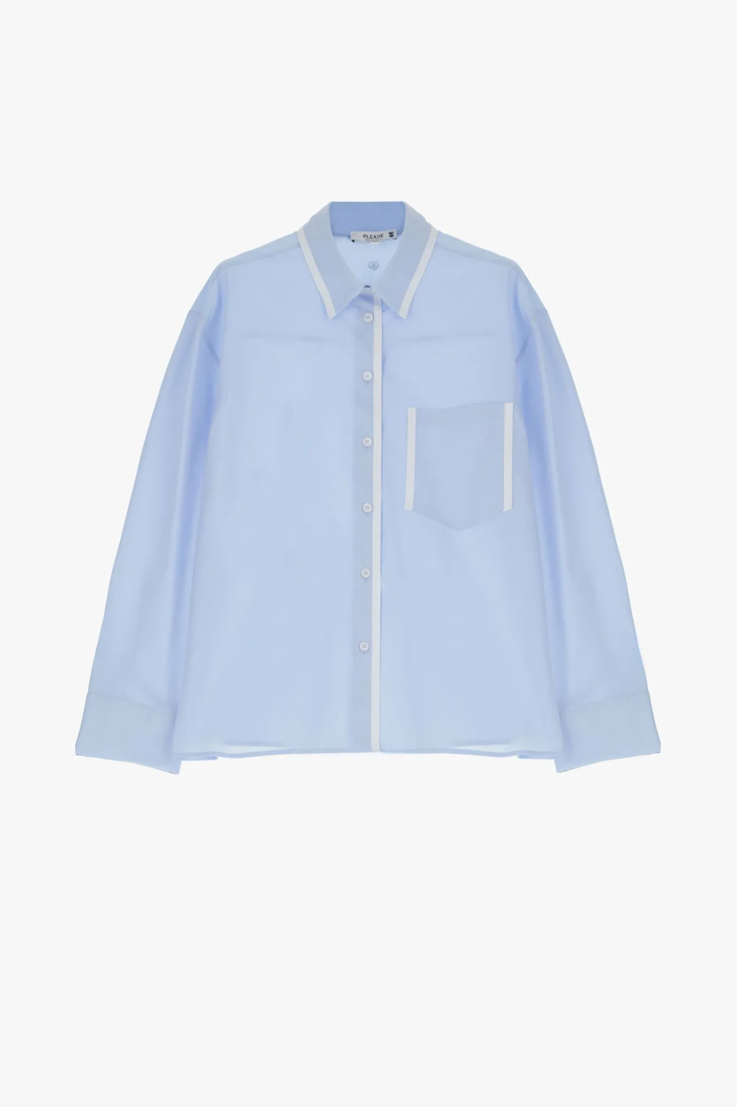 Camicia classica con tasca profilata