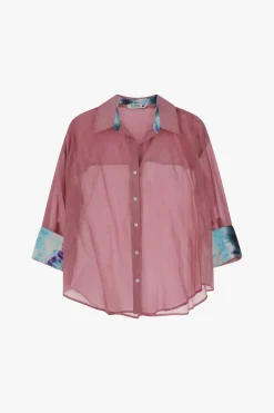 Camicia con colletto classico e dettagli fantasia