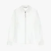 Camicia con colletto classico e bottoni colorati