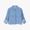 Camicia con tasche e maniche 3/4