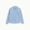 Camicia di jeans a bottoni con taschino