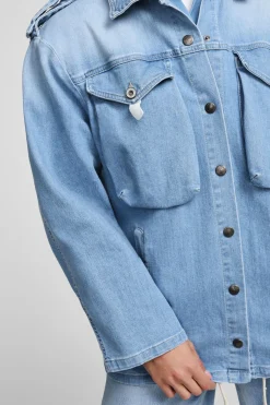 Giacca in denim con bottoni