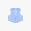 Gilet con bottoni frontali