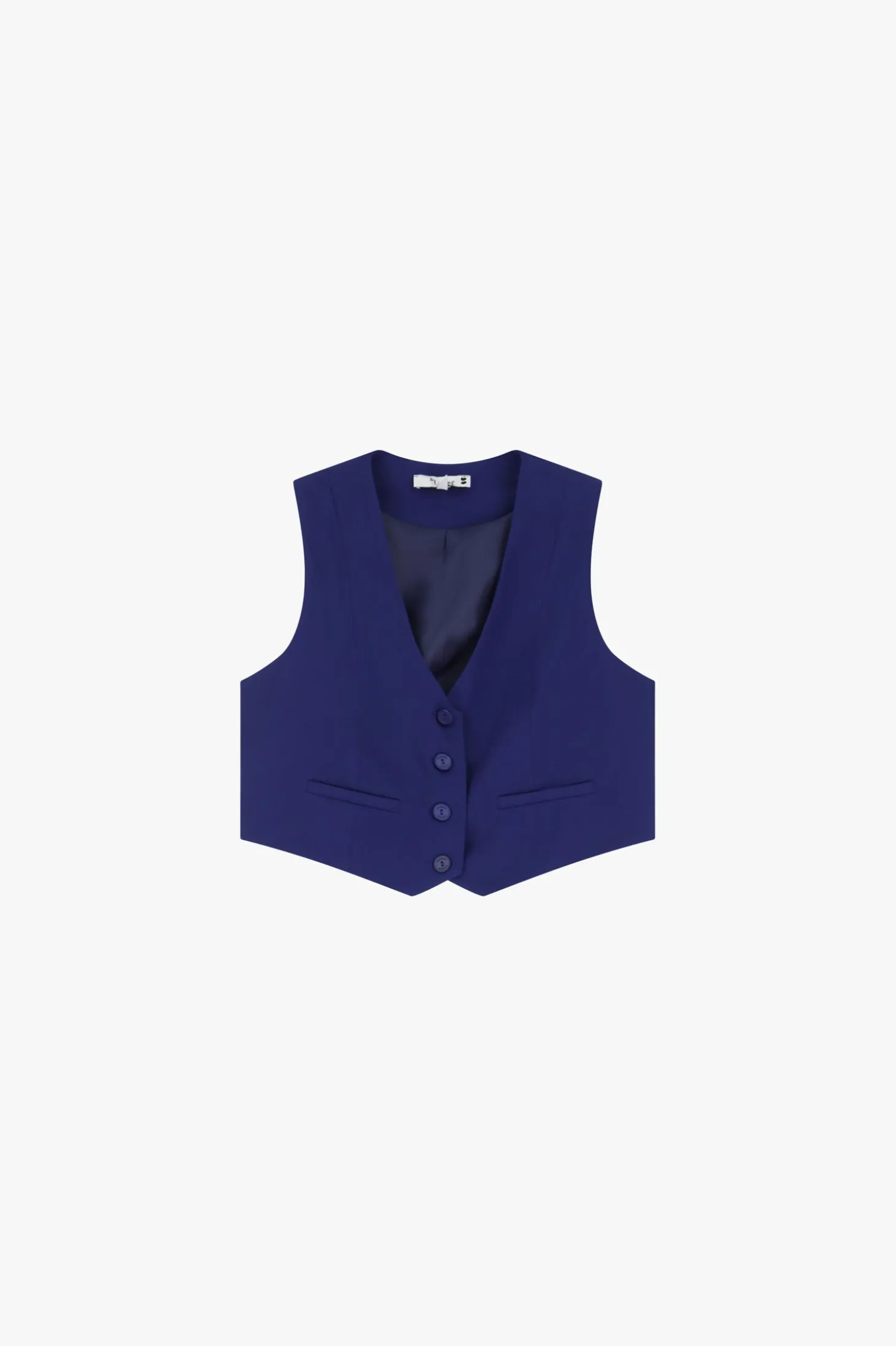 Gilet con bottoni frontali