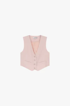 Gilet con bottoni frontali