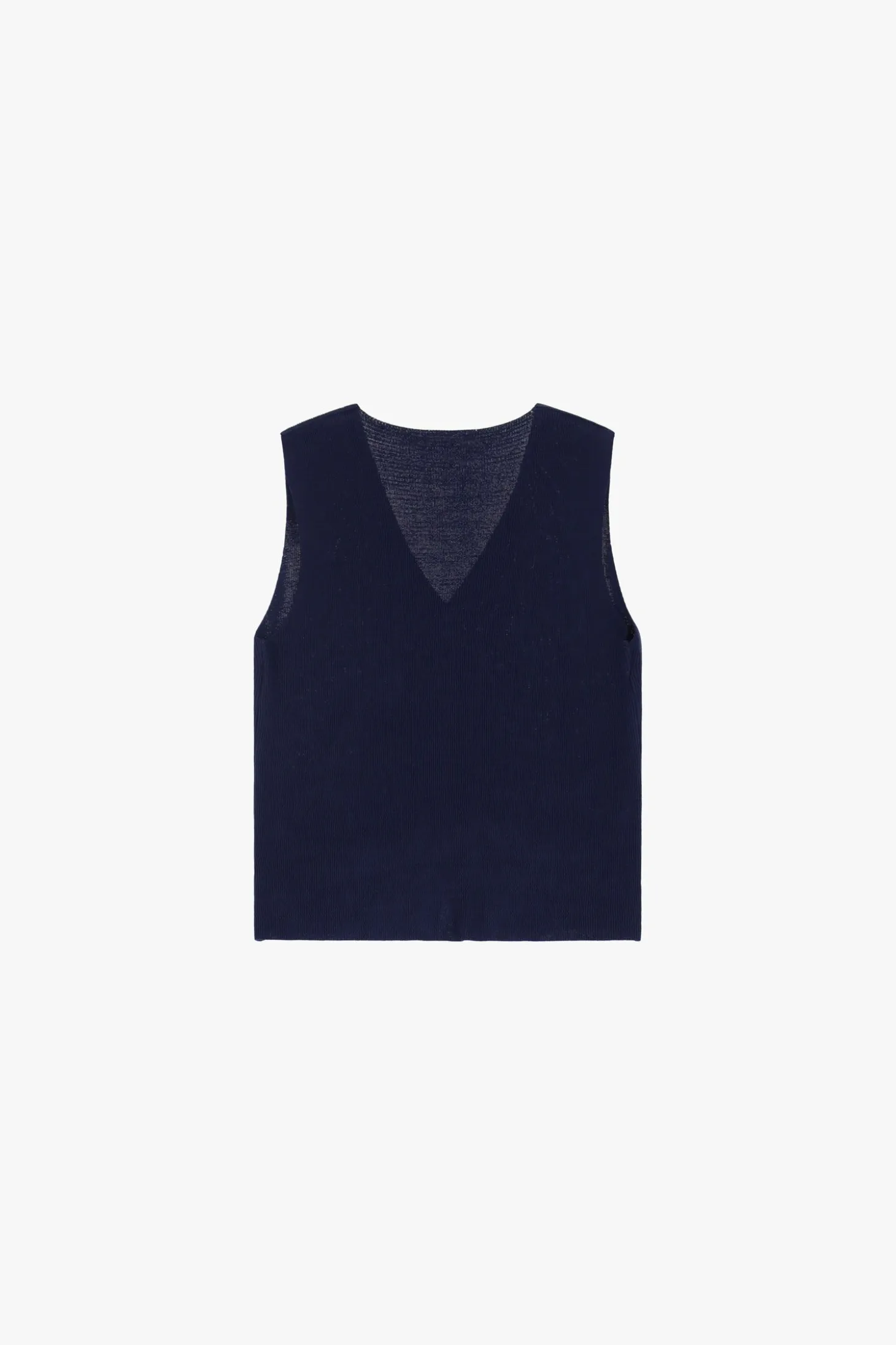 Gilet senza maniche scollo a v