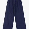 Jeans con banda sportiva in vita