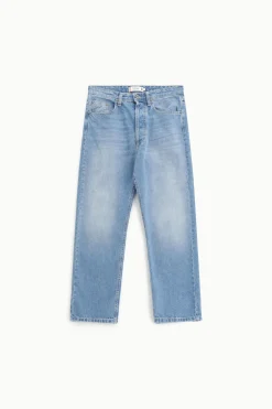 Jeans mom-fit vita alta