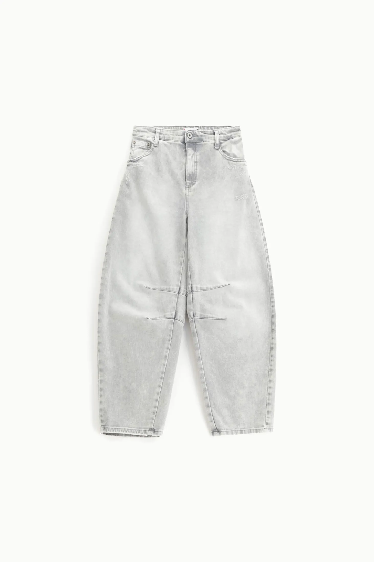 Jeans tapered a vita alta