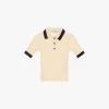 Maglione a polo maniche corte