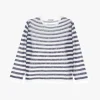 Maglione a righe con maniche lunghe