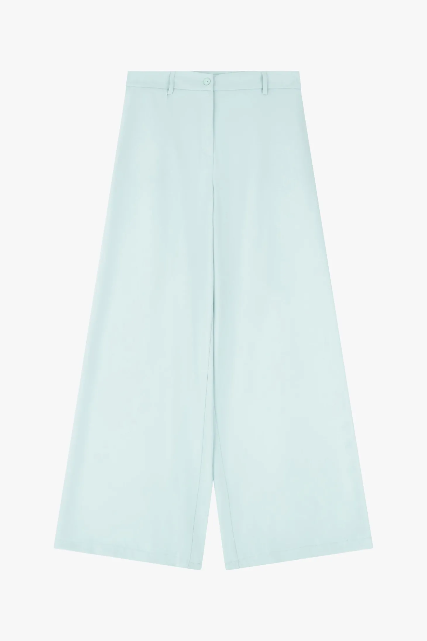 Pantaloni a gamba larga e vita alta