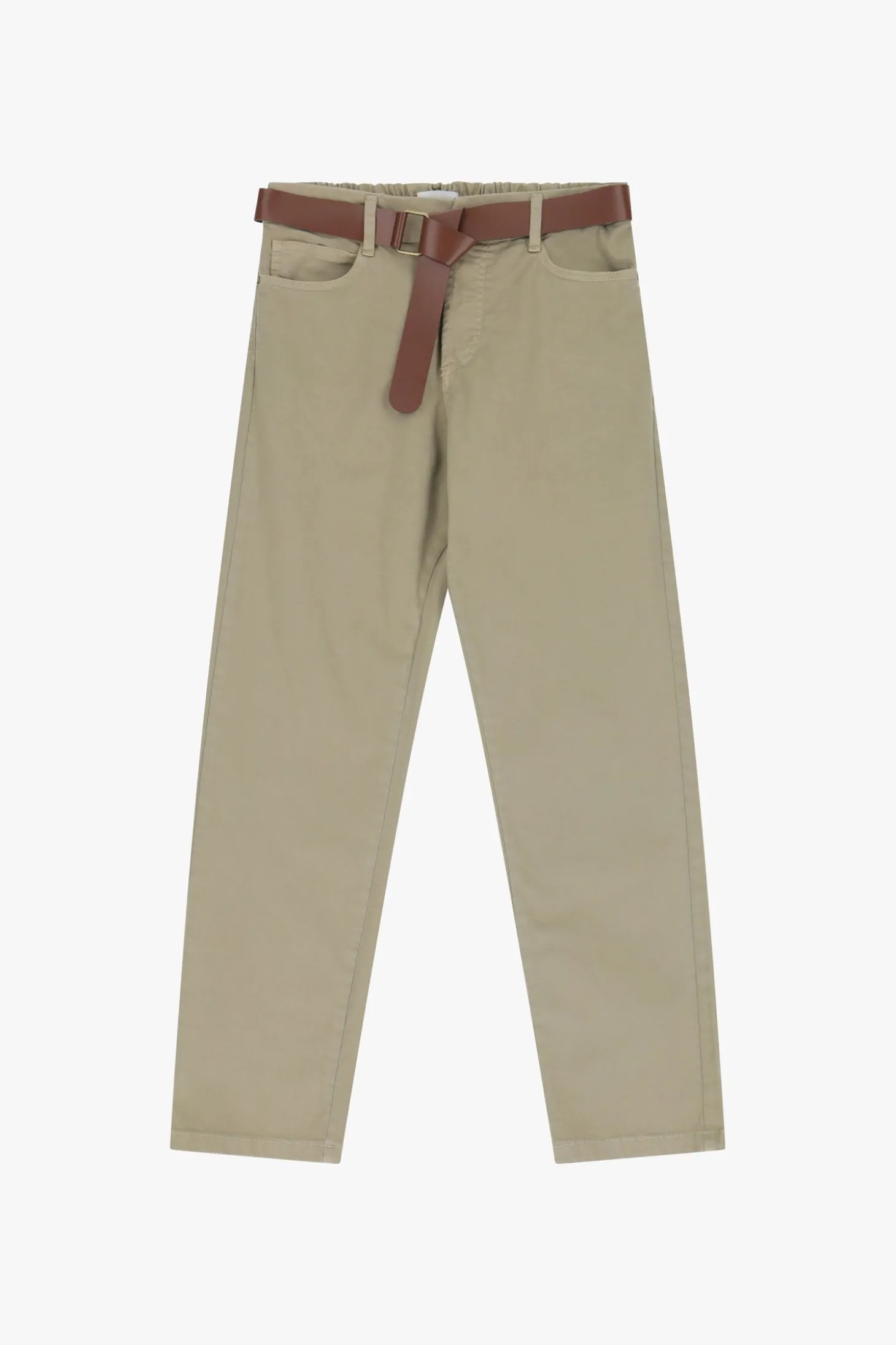 Pantaloni a sigaretta con cintura