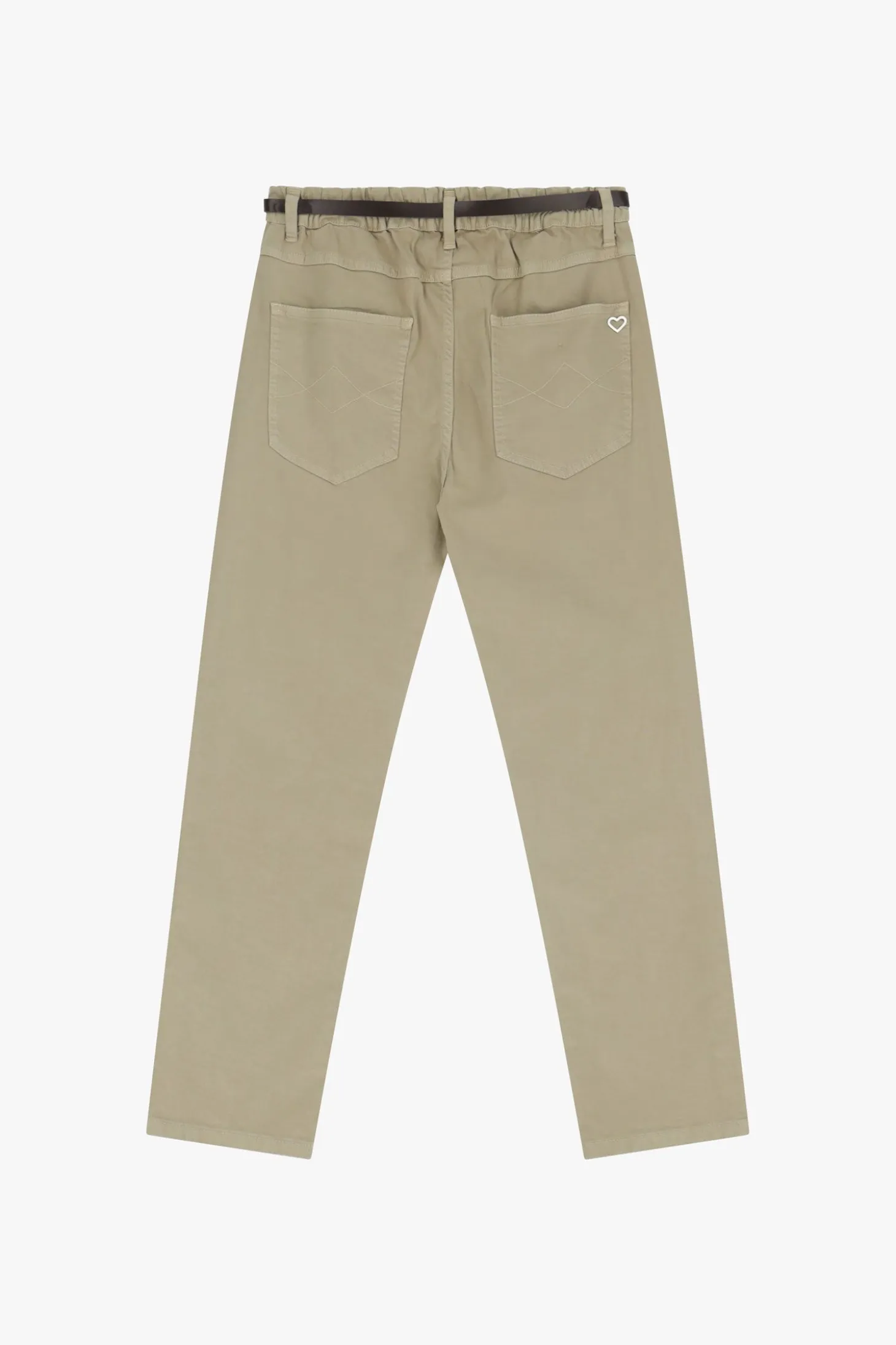 Pantaloni a sigaretta con cintura