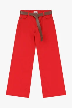 Pantaloni ampi con vita media