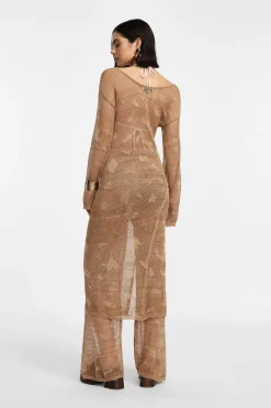 Pantaloni ampi traforati