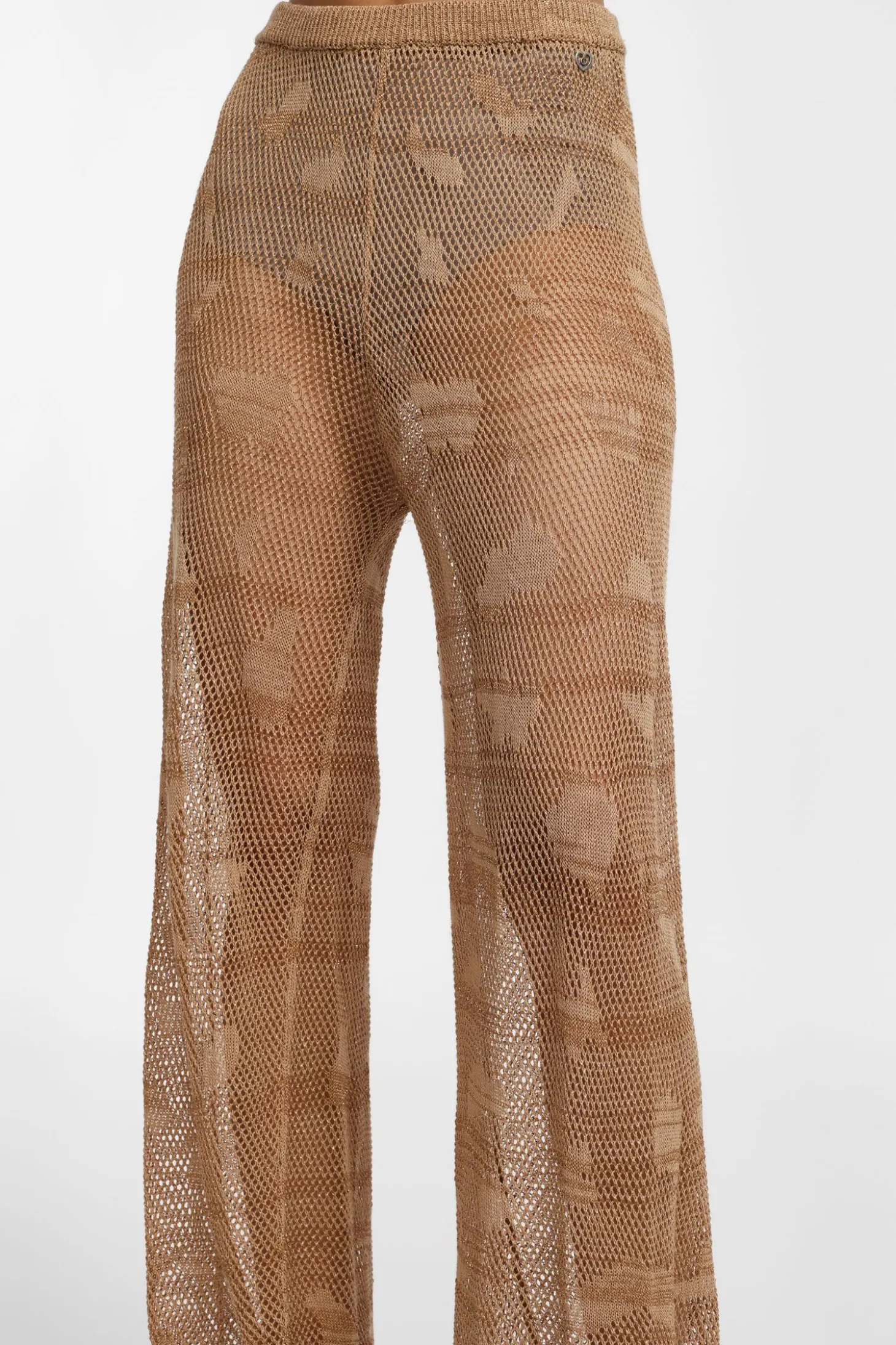 Pantaloni ampi traforati