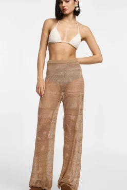 Pantaloni ampi traforati