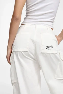 Pantaloni con tasche grandi e orli regolabili