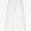 Pantaloni dritti ampi vita media