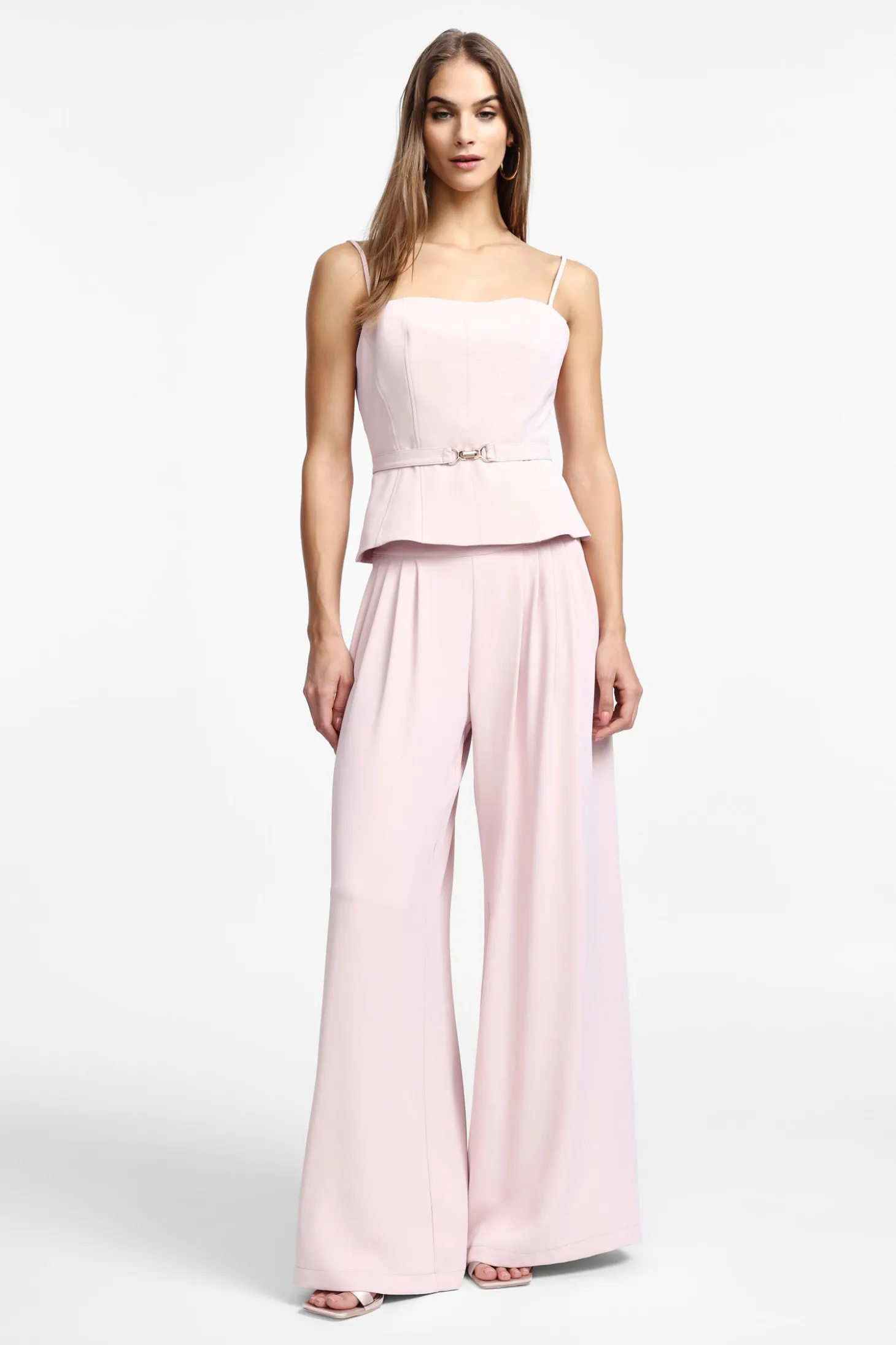 Pantaloni palazzo a vita alta