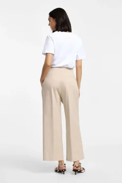 Pantaloni palazzo a vita alta