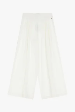 Pantaloni palazzo a vita alta