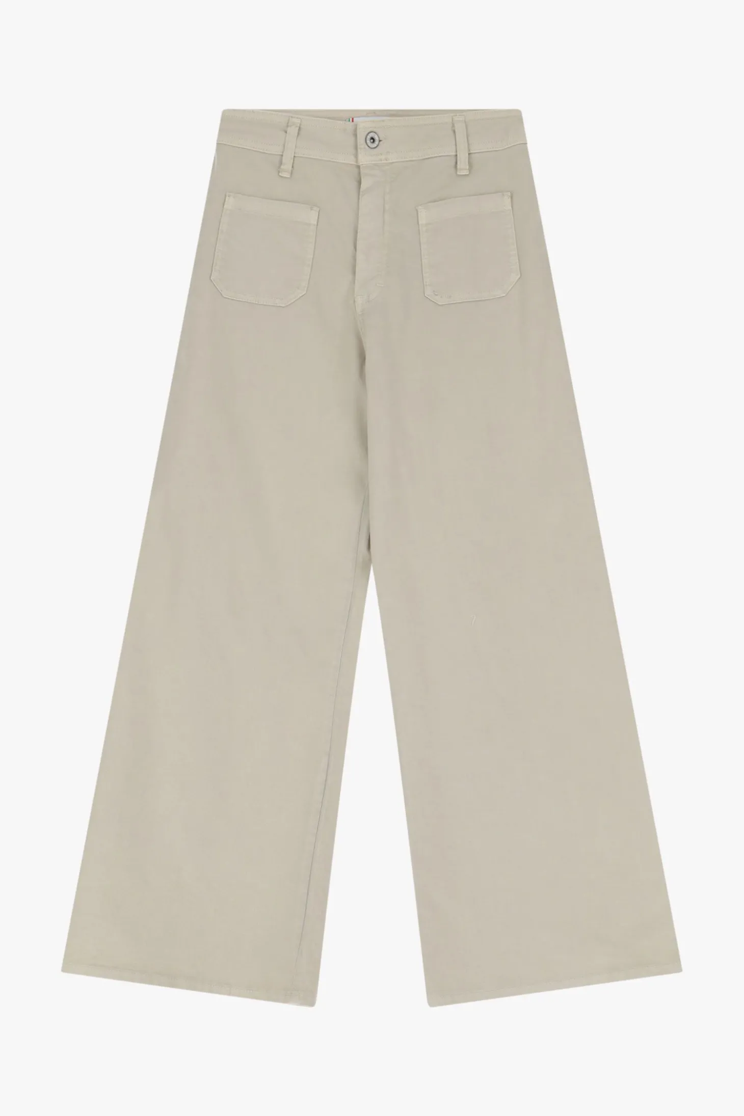 Pantaloni wide leg con tasche