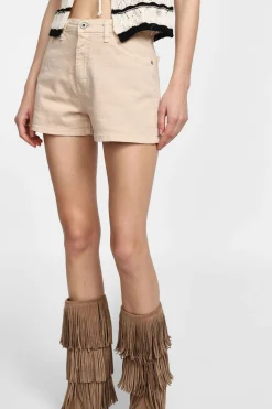 Shorts a vita alta con tasche