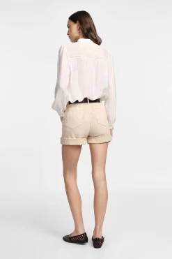 Shorts con cintura e tasche verticali