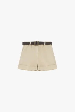 Shorts con cintura e tasche verticali