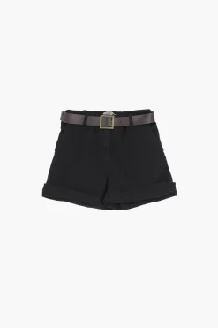 Shorts con cintura e tasche verticali