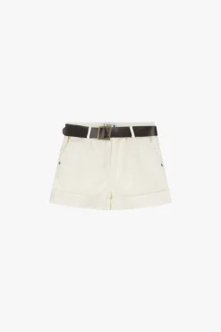 Shorts con cintura e tasche verticali