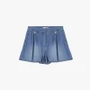 Shorts regular-fit a tinta unita