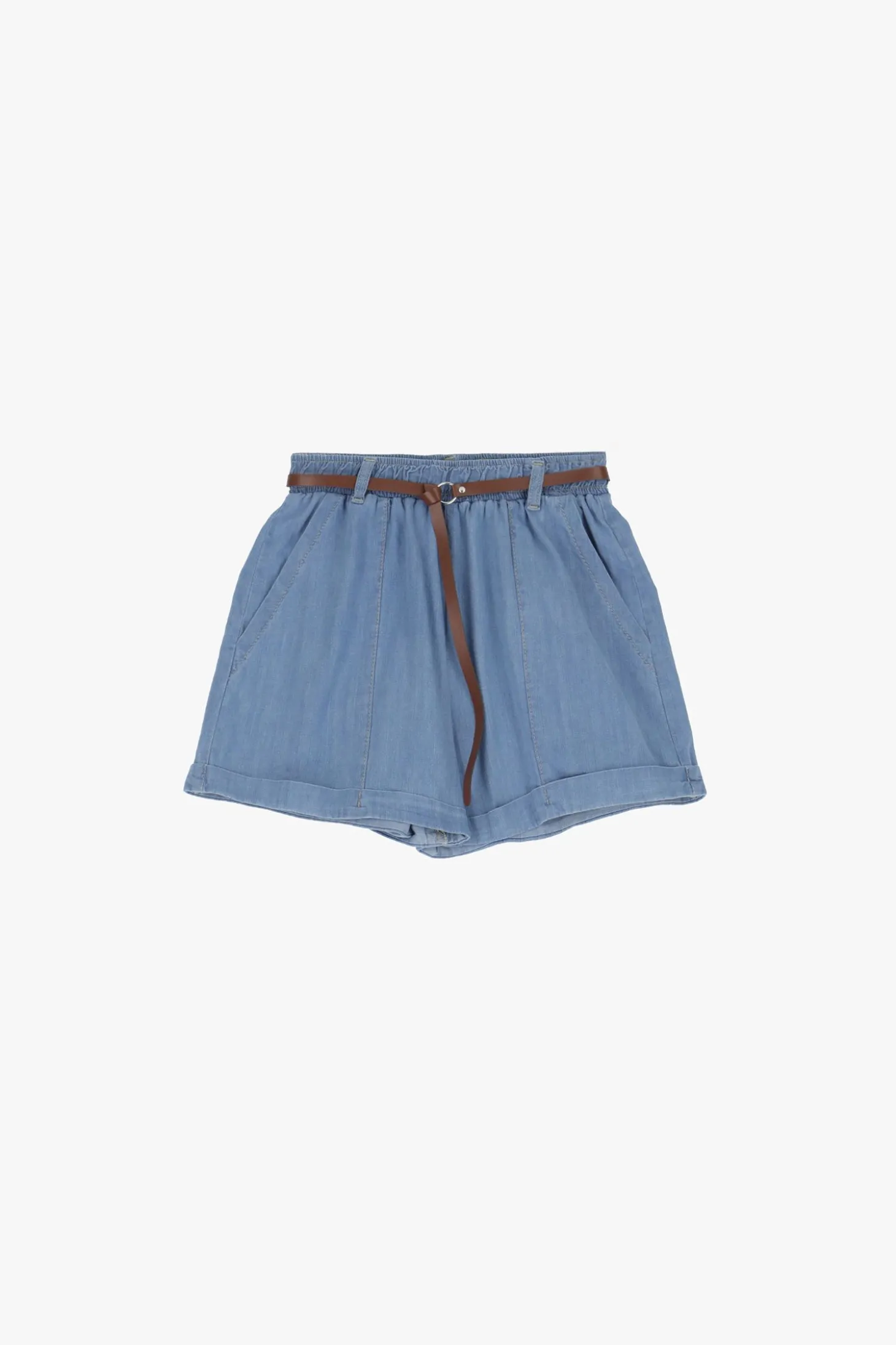 Shorts regulari con cintura inclusa